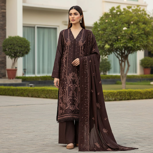 Winter - SOBIA NAZIR Dhanak 3-PC Emboridered SUIT