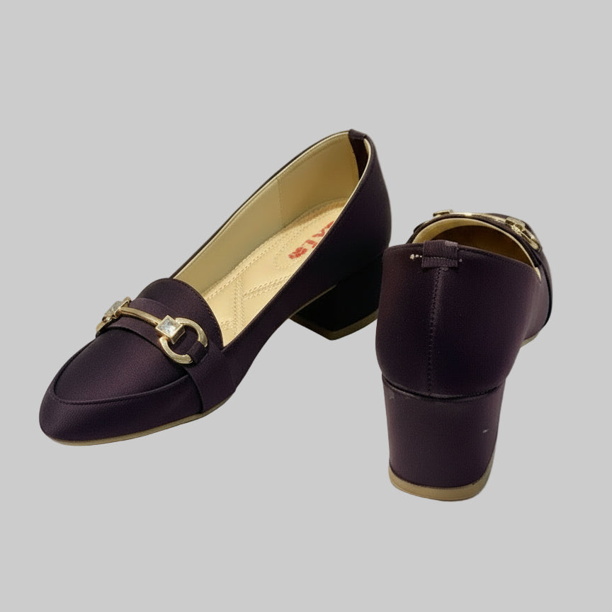 Ladies Elegant Purple Pump Shoes