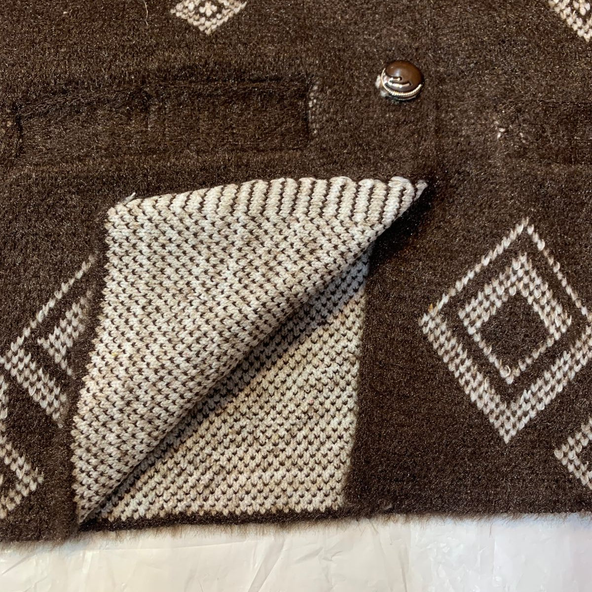 Women’s Rabbit Wool Brown Sweater