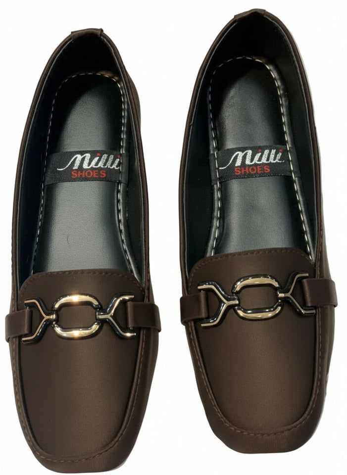 Women Choclate clour  Flat pumps