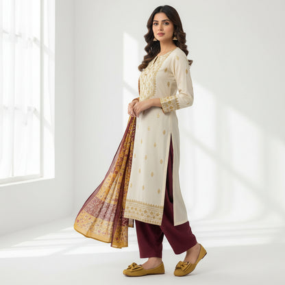 Women Butterfly logo Yellow  Flat pump