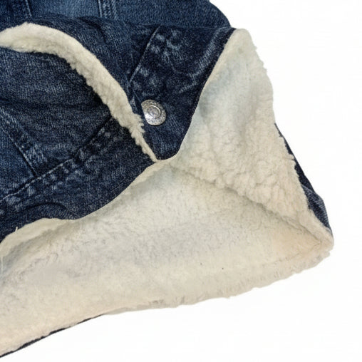 Kids Sherpa-Lined Denim Jacket